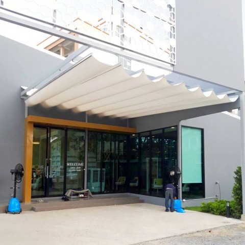 รับติดตั้งหลังคาสไลด์ เปิด-ปิดได้